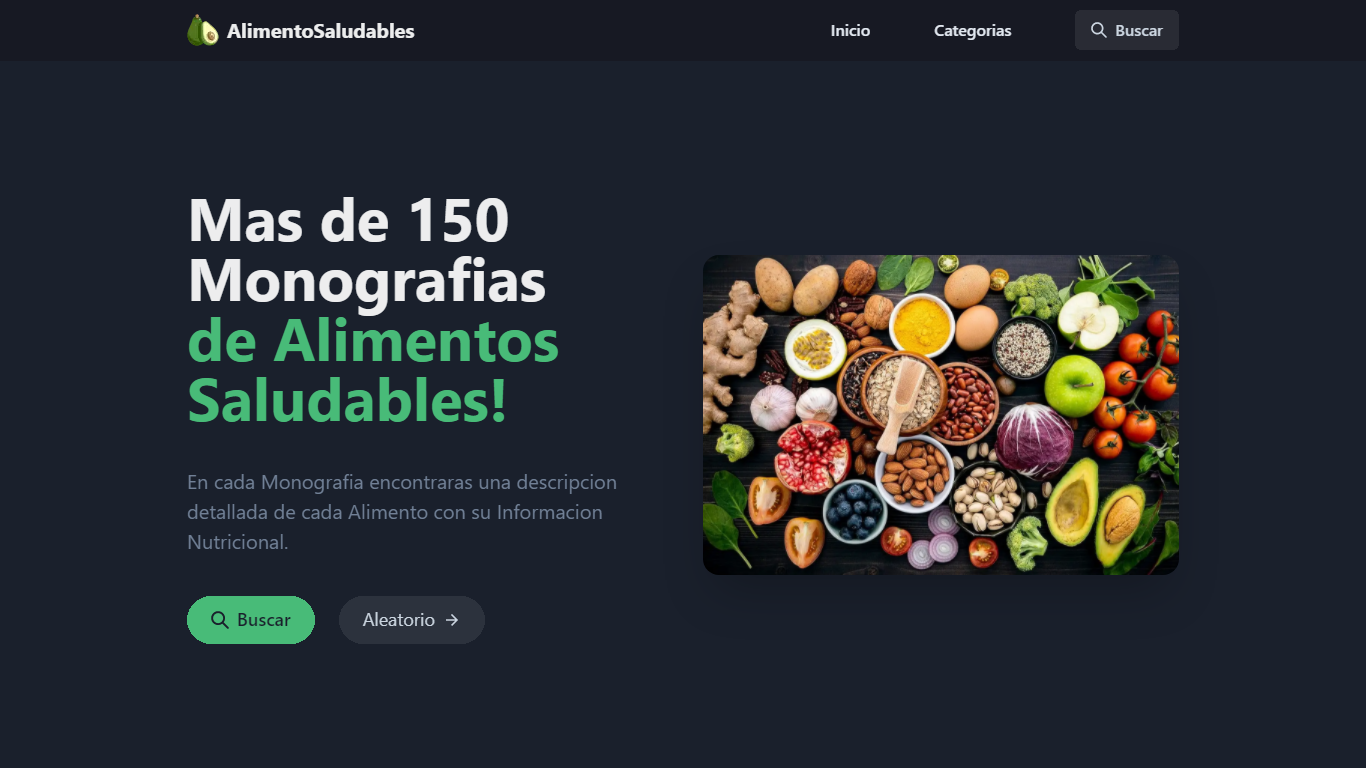 Healthy Food Website